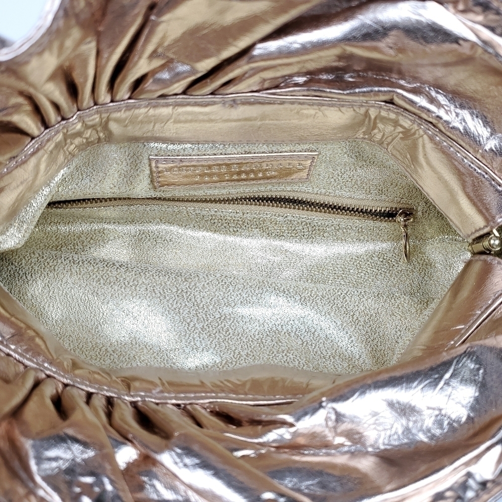 🧡 Loeffler Randall Rose Gold Metallic Handbag - Picture 9 of 16